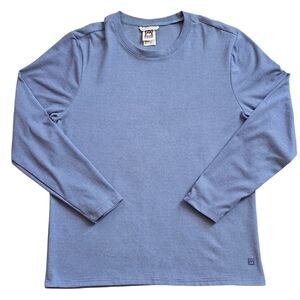 Avalanche Outdoor Supply Medium Blue Striped Long Sleeve Shirt